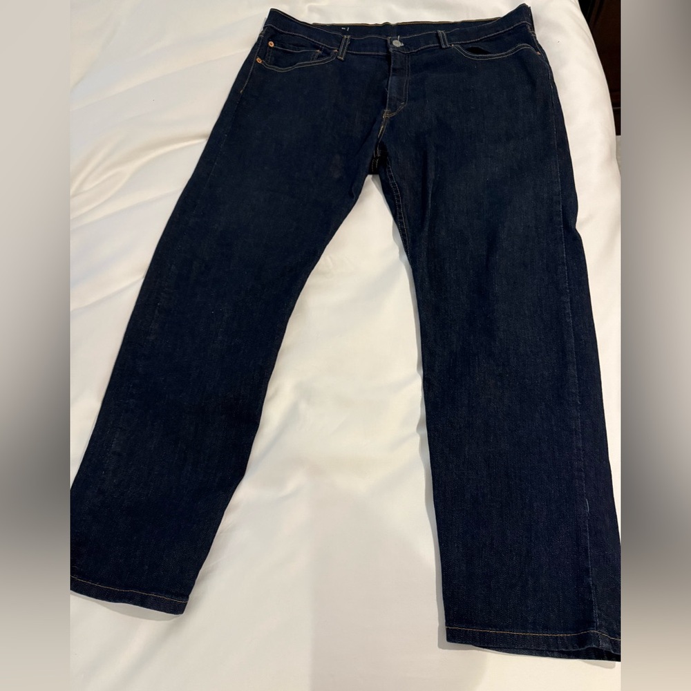Levi's Dark Indigo Straight Jeans